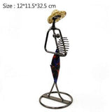 Handcrafts Iron Women Miniature Model Multifunction Flower Holder Sundries Storage Flowerpots Home Decoration Accessories Gifts