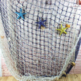 Mediterranean Ocean Style String Wall Hanging Fishing Net Home Decoration Figurines Subject Restaurant Decoration Accessories