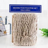 Mediterranean Ocean Style String Wall Hanging Fishing Net Home Decoration Figurines Subject Restaurant Decoration Accessories
