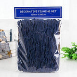 Mediterranean Ocean Style String Wall Hanging Fishing Net Home Decoration Figurines Subject Restaurant Decoration Accessories