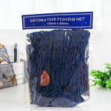Mediterranean Ocean Style String Wall Hanging Fishing Net Home Decoration Figurines Subject Restaurant Decoration Accessories
