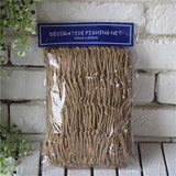 Mediterranean Ocean Style String Wall Hanging Fishing Net Home Decoration Figurines Subject Restaurant Decoration Accessories