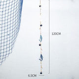 Handmade String Bell Pendant Home Decoration Figurines Wall Hanging Crafts Lucky Fish Handcrafts Miniature Model Wooden Gifts