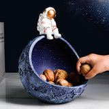 Modern Artcrafts Astronaut Sundries Storage Miniature Model Home Living Room Decoration Figurines Resin Ornaments Birthday Gifts