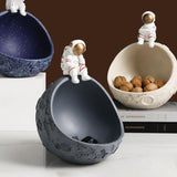Modern Artcrafts Astronaut Sundries Storage Miniature Model Home Living Room Decoration Figurines Resin Ornaments Birthday Gifts
