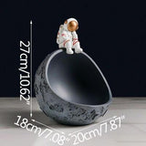 Modern Artcrafts Astronaut Sundries Storage Miniature Model Home Living Room Decoration Figurines Resin Ornaments Birthday Gifts