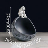 Modern Artcrafts Astronaut Sundries Storage Miniature Model Home Living Room Decoration Figurines Resin Ornaments Birthday Gifts