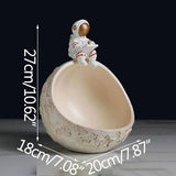 Modern Artcrafts Astronaut Sundries Storage Miniature Model Home Living Room Decoration Figurines Resin Ornaments Birthday Gifts