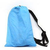 Lazy Bag Sleeping Fast Inflatable Hammock Camping Air Sofa Beach Bed Banana Lounge Lounger