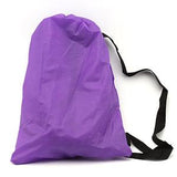 Lazy Bag Sleeping Fast Inflatable Hammock Camping Air Sofa Beach Bed Banana Lounge Lounger