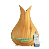 Kbaybo 400Ml Air Diffuser Electric Aroma Essential Oil Diffuser Ultrasonic Air Humidifier Wood