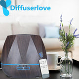 Diffuserlove 500Ml Remote Control Air Humidifier Essential Oil Diffuser Humidificador Mist Maker Led