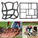 Diy Plastic Path Maker Mold Manually Paving Cement Brick Molds Garden Stone Road Concrete Pavement