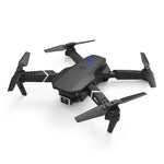 E88 Drone аэрофотосуреті HD 4K қос камерасы қашықтан басқару пульті ұшақ ойыншығы