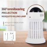 2 In 1 Lampa Marbhóir Mosquito Leictreach Teilgean uasteorainn réalta Maraigh Mosquitoes don Lasmuigh agus Laistigh