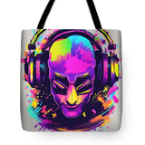 AI art techno 6 1 - Tote Bag