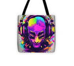 AI art techno 6 1 - Tote Bag