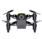Mikrotaitettava RC Drone 3D-laakeroitu ohjauspyörän kaukosäädin Quadcopter Lelut kameralla WiFi APP Ohjaushelikopteri Dron Kids Lahja