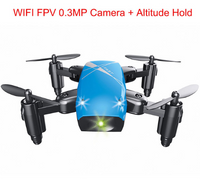 Dron RC plegable micro 3D amb coixinet de volant amb comandament a distància Quadcopter Joguines amb càmera WiFi APP Control helicòpter Dron regal per a nens