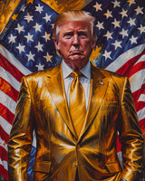Sár-réaltaí AI Art Pop Art Donald Trump 2