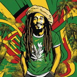 AI Art Reggae Bob Marley 3