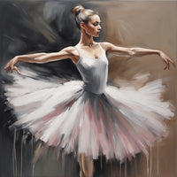 AI art nový impresionismus balerína 3