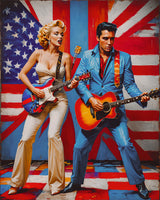 AI Art Pop Art Superstars Elvis Presley s Marilyn Monroe 5