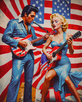 AI Art Pop Art Superstars Elvis Presley s Marilyn Monroe 2