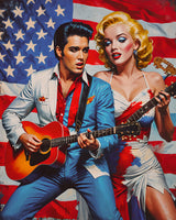 AI Art Pop Art Superstars Elvis Presley s Marilyn Monroe 6
