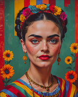 KI-Kunst Pop-Art-Superstars Frida Kahlo 2