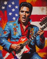 AI Art Pop Art Superstars Elvis Presley 4