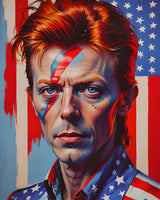 KI-Kunst Pop-Art-Superstars David Bowie 1