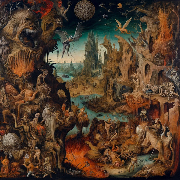 AI art Hieronymus Bosch style apocalypsis