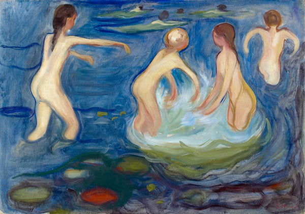 Edvard Munch 1863 1944 Bathing Girls  1897
