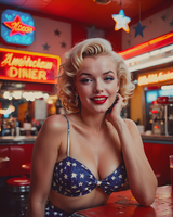 KI-Kunst Pop-Art-Superstars Marilyn Monroe 7