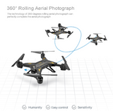 T-Rex RC Helikopter Drone mat Kamera HD 1080P WIFI FPV Selfie Drone Professionell ausklappbar Quadcopter 20 Minutte Batterie Liewen