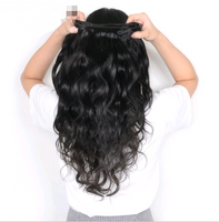 Perruca de cabell real, extensió de cabell per a estil de cabell, teixits de cabell humà ondulat