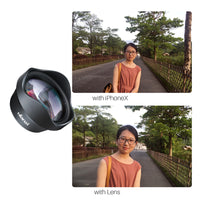 Vidvinkel-mobiltelefonobjektiv Slr-kamera eksternt HK 4D Fisheye-objektiv