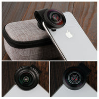 Wide-Angle Mobile Phone Lens Slr Camera External HK 4D Fisheye Lens