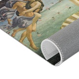 Renaissance Birth of Venus Area Rug — Classic Art Decorative Accent Rug