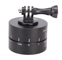 Gopro Camera SLR Fo සඳහා Lapse 360 ​​අංශක ස්වයංක්‍රීය කරකවන කැමරා ට්‍රයිපොඩ් හෙඩ් බේස් 360 කැරකෙන කාලසටහන සමඟ අනුකූල වේ