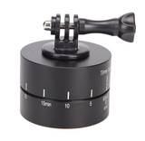 Združljiv s 360-stopinjskim samodejnim vrtenjem 360-stopinjskega stojala z glavo XNUMX-stopinjskega vrtljivega časovnega zamika za fotoaparat Gopro SLR Fo