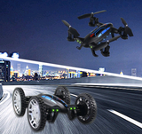 OTRC FY602 Air-Road RC Drone Car 2 in 1 Flying Car 2.4G RC Quadcopter Drone 6-Axis 4CH Helicopter with HD Camera High Speed ​​4WD