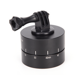 Compatible con la base de cabeza de trípode de cámara de rotación automática de 360 ​​grados Lapse 360 ​​Timelapse giratorio para cámara Gopro SLR Fo