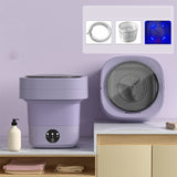 Mini máquina de lavar dobrável portátil, mini meias, roupa íntima, máquina de lavar, grande capacidade, 3 modelos com aparelhos secos giratórios