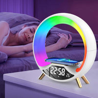 O Light Ba trong một Sạc không dây Loa Bluetooth đa chức năng Đèn ngủ