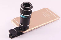 Kompatibel mat Apple Samsung Handy Zoom Lens Clip Universal 70 Grad 12 Mol Wäitwénkel High Definition gréng Film optesch Glas Lens
