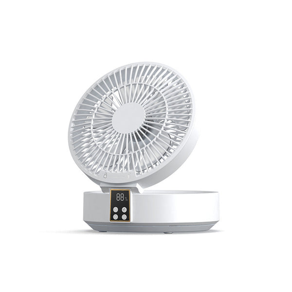 2023 Remote Control Portable Rechargeable Ceiling Usb Electric Folding Fan Night Light Air Cooler Home-appliance Home