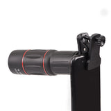 Kompatibel mei Apple 18X Telescope Zoom Mobile Phone Lens foar iPhone Samsung Snoadfoans universele clip Telefon Camera Lens mei tripod