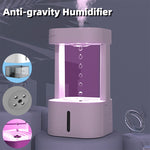 Creative Anti-gravity Mvura Drop Humidifier Air Conditioning Mhupu Ipfapfaidza Mumba Hofisi Yemubhedhuru Yakanyarara Ine 580ML Yemvura Tangi